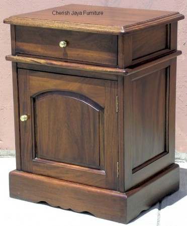 Code: BSC 102-M Name: Bedside Cabinet Size: W=40 x D=40 x H=65 cm Wood: Solid Mahogany wood.